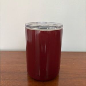 Swig Stemless Insulated Stainless Steel Drink Tumbler Coffee, Wine, Tea Burgundy